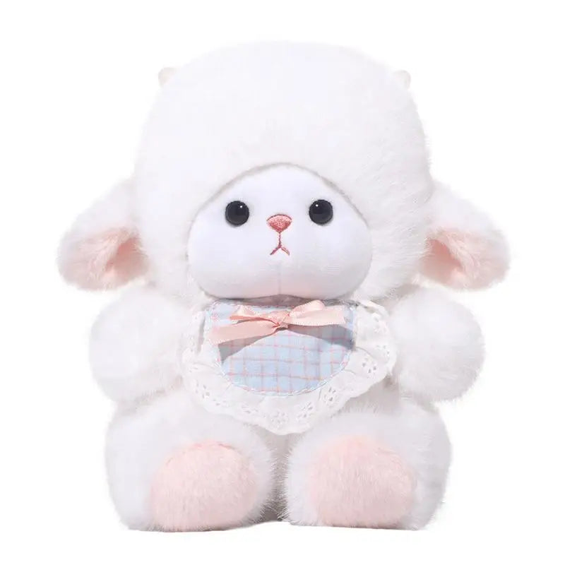 Soft Plush Toy For Kids Cuddly Sheep Rabbit Dog Dinosaur Fox Sleeping Companion Model 0000