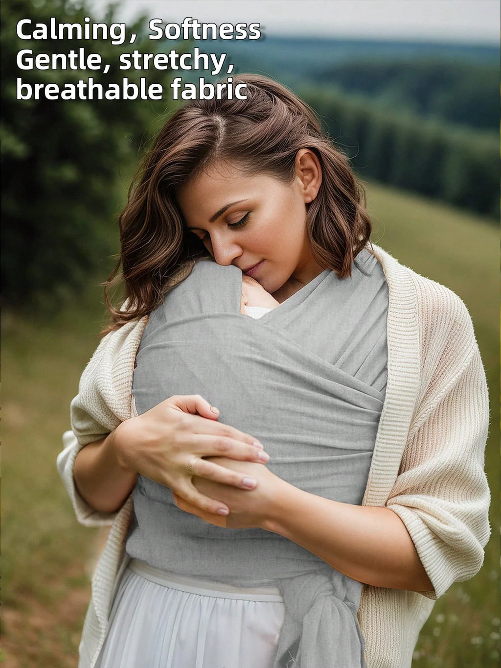 Baby Carrier Newborn 0-24 Months Adjustable Baby Sling Wrap Stretchy Carrier Belt Toddler Multifunctional Portable Warp