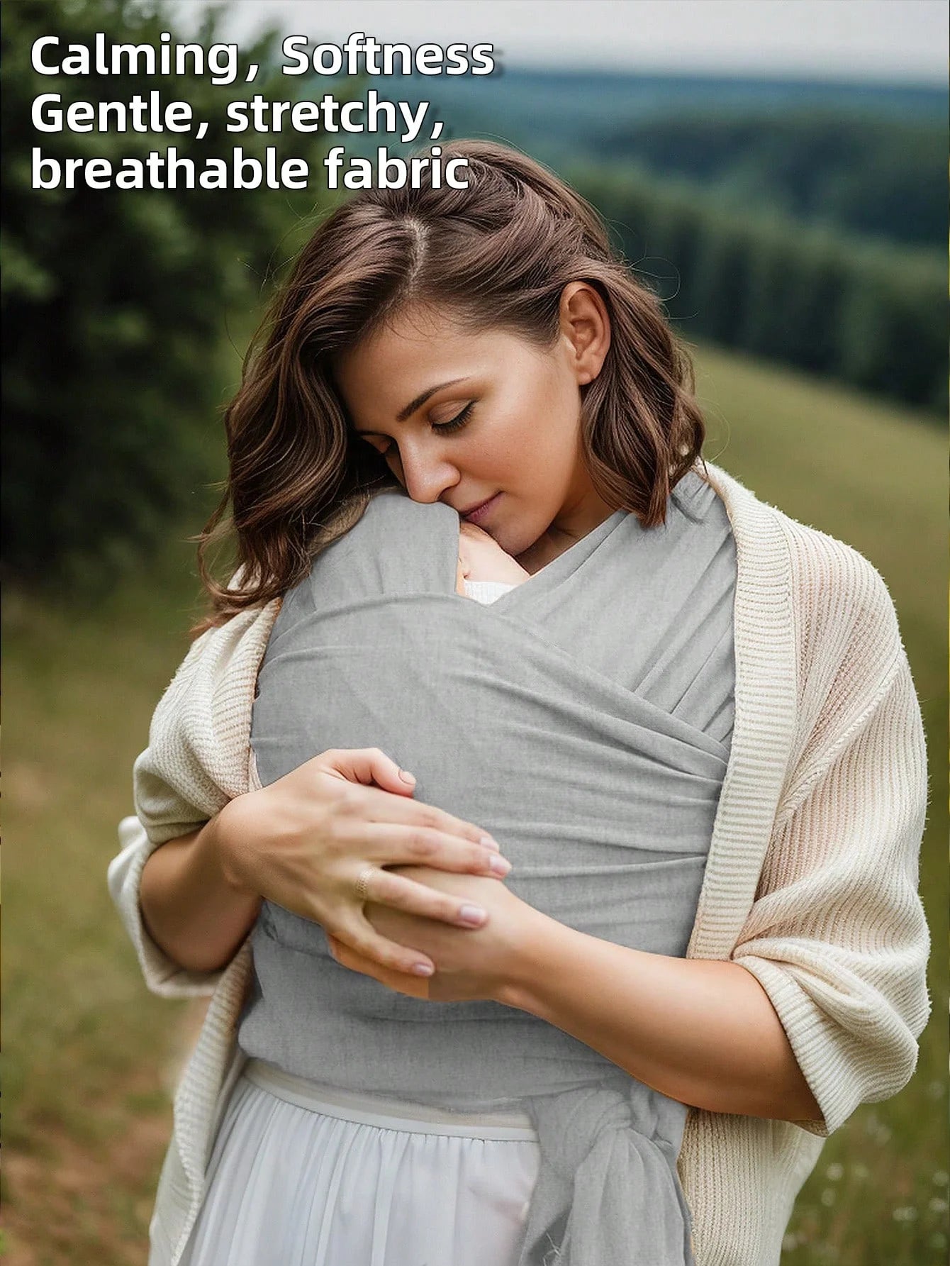 Baby Carrier Newborn 0-24 Months Adjustable Baby Sling Wrap Stretchy Carrier Belt Toddler Multifunctional Portable Warp