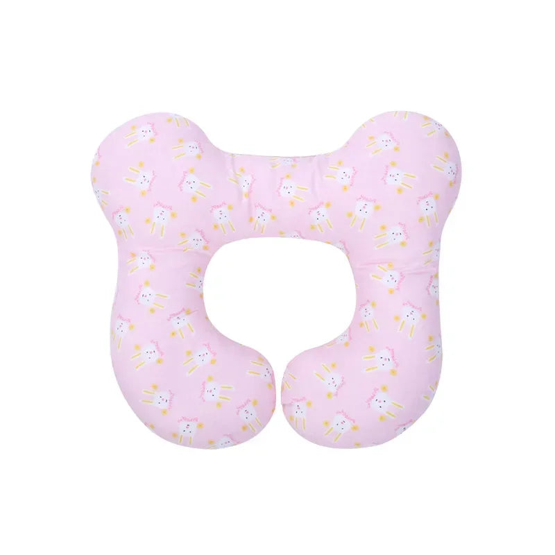 U Shaped Baby Stroller Neck Pillow For Newborn Car Seat Headrest Cushion Cartoon Design