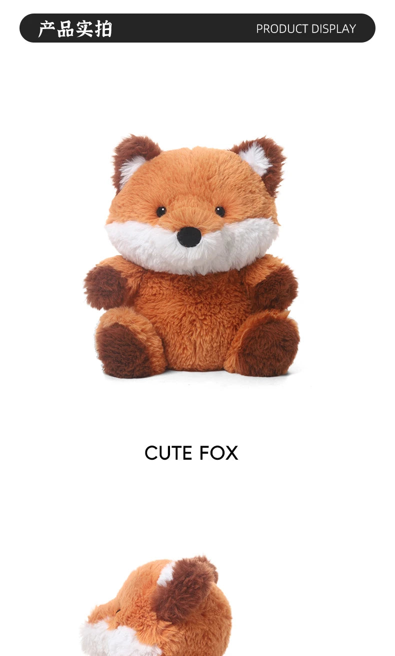 Soft Lovely Fox Plush Toy Stuffed Animal Pillow for Kids Baby Girls Boys Sleep Accompany Anime Gift for Back to School Birthday