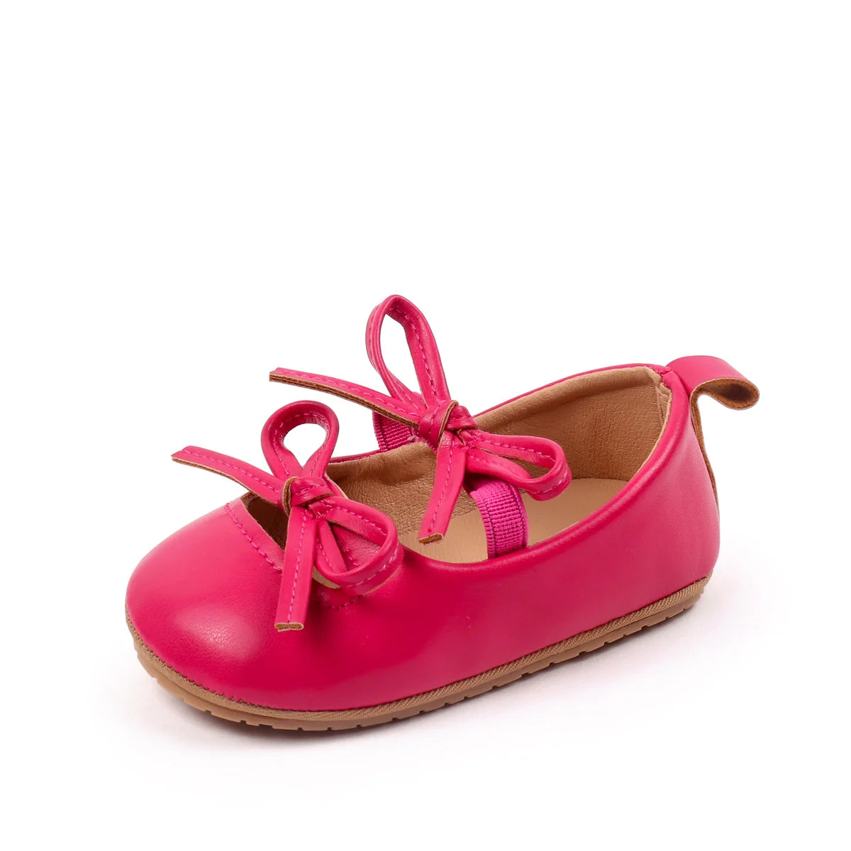 Spring And Autumn Baby Girls First Walking Indoor Outdoor Toddler Shoes With Fashion Design For 0-18M Soft TPR Sole BBW5193