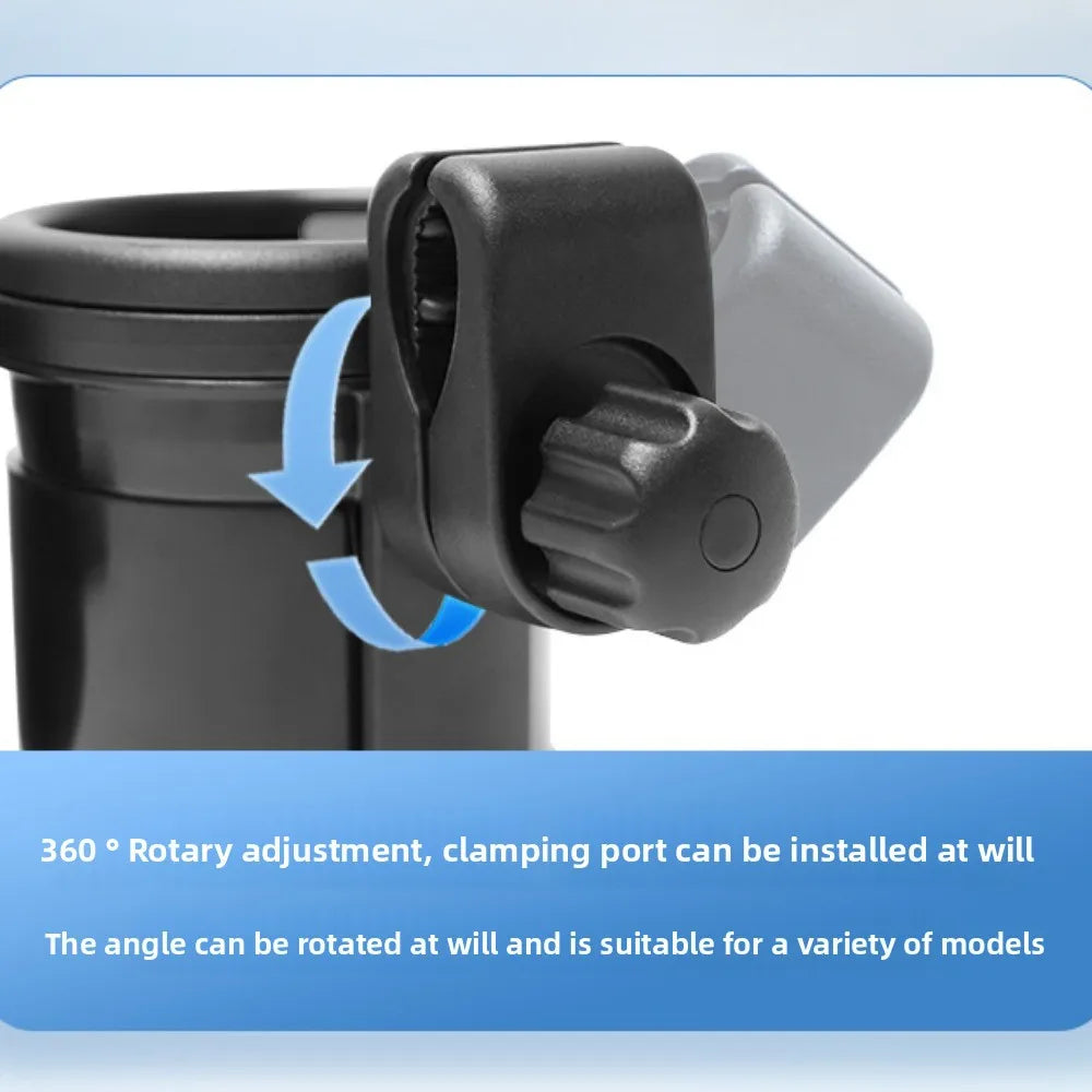 Anti-slip Baby Stroller Cup Holder Easy To Install Adjustable Kids Cup Stand Rotatable Phone Holder