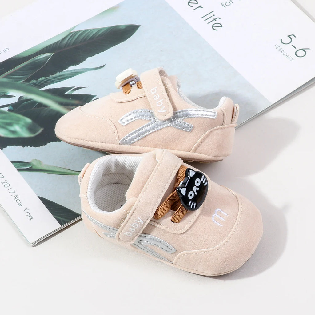 Hot Sale Baby Boys And Girls Sprots Sneaker Indoor Outdoor Toddler Shoes For 0-18 Months Baby Unisex Soft And Comfortable Sole