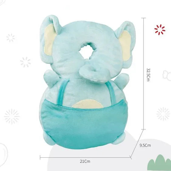 Head Protection Pad For Kids Walking Safety And Backpack Pillow Soft Crystal Velvet Cartoon Security Pillow Cp01
