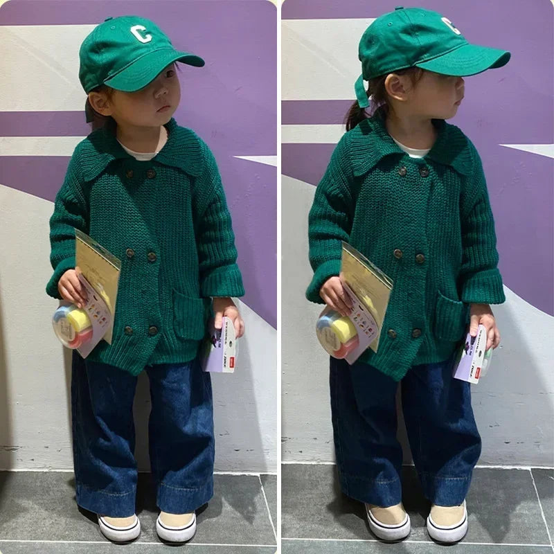 2026  Kids Baseball Cap Korean Children Peaked Hat Cotton Boy Girl Outdoor Sun Visors Solid Color Baby Duck Tongue Caps кепка