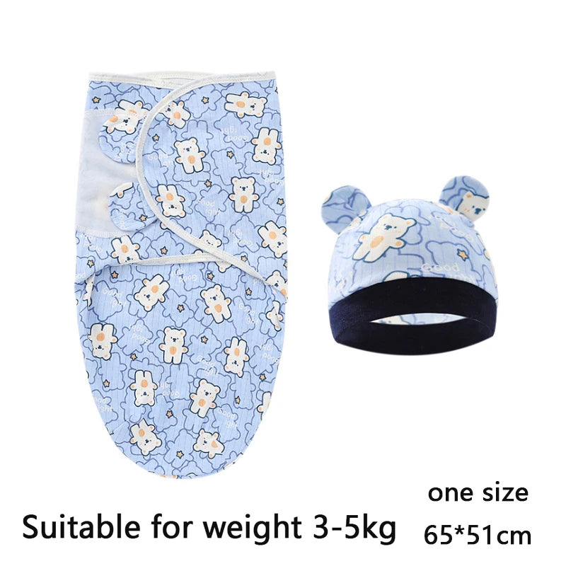 Baby swaddle cloth with high elasticity, shock-absorbing, kick-resistant features.