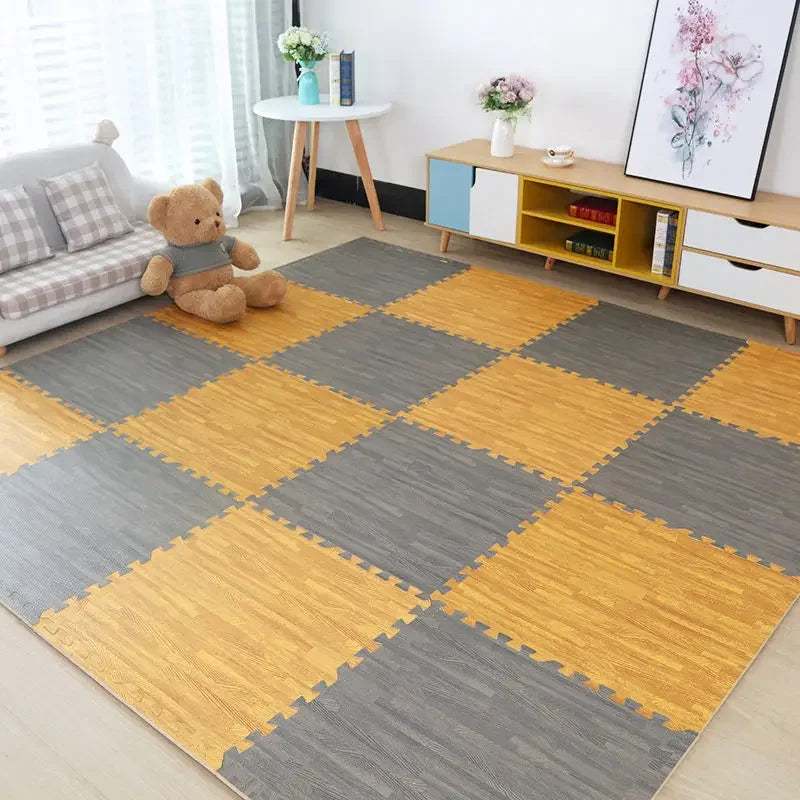 Baby Eva Foam Play Gym Puzzle Mats Interlocking Tiles For Kids Crawling Soft Floor