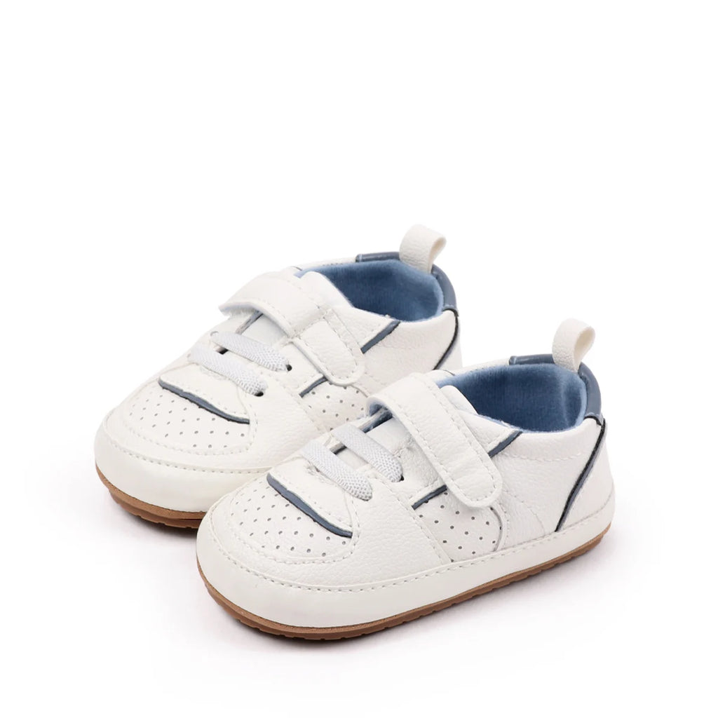 2025 New Style Baby Unisex First Walking Indoor Outdoor Toddler Shoes For 0-18Months With High Quality PU Leather And TPR Sole