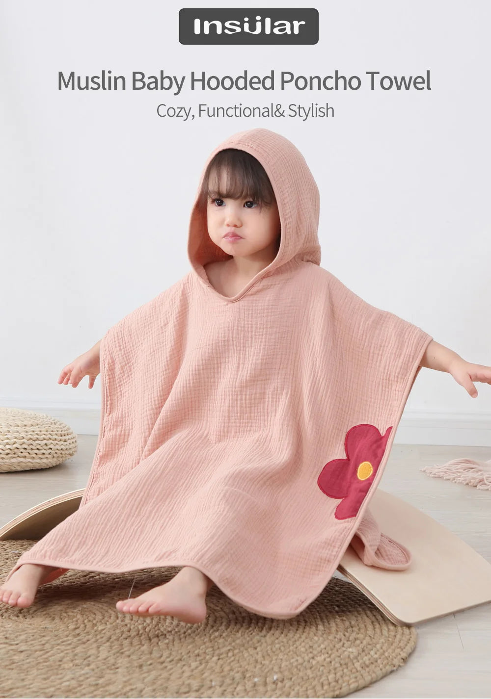 Cartoon Baby Bath Towel Microfiber Cotton Hooded Beach Towel Newborn Cape Towels Soft Poncho Kids Bathing Stuff Infant Washcloth