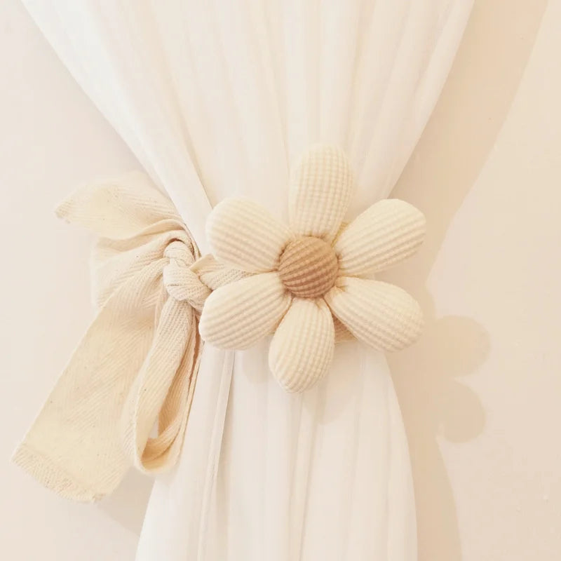 Ins Korean-Style Three-Dimensional Petal Children's Curtain Tiebacks, Car Curtain Drawstrings, Mosquito Net Tie Ropes, Decorative Binding Ropes