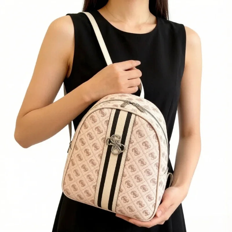 Elegant Leather Vintage Diaper Bag: Luxury Crossbody Handbag For Women With Designer Letter Logo And Large Tote Capacity