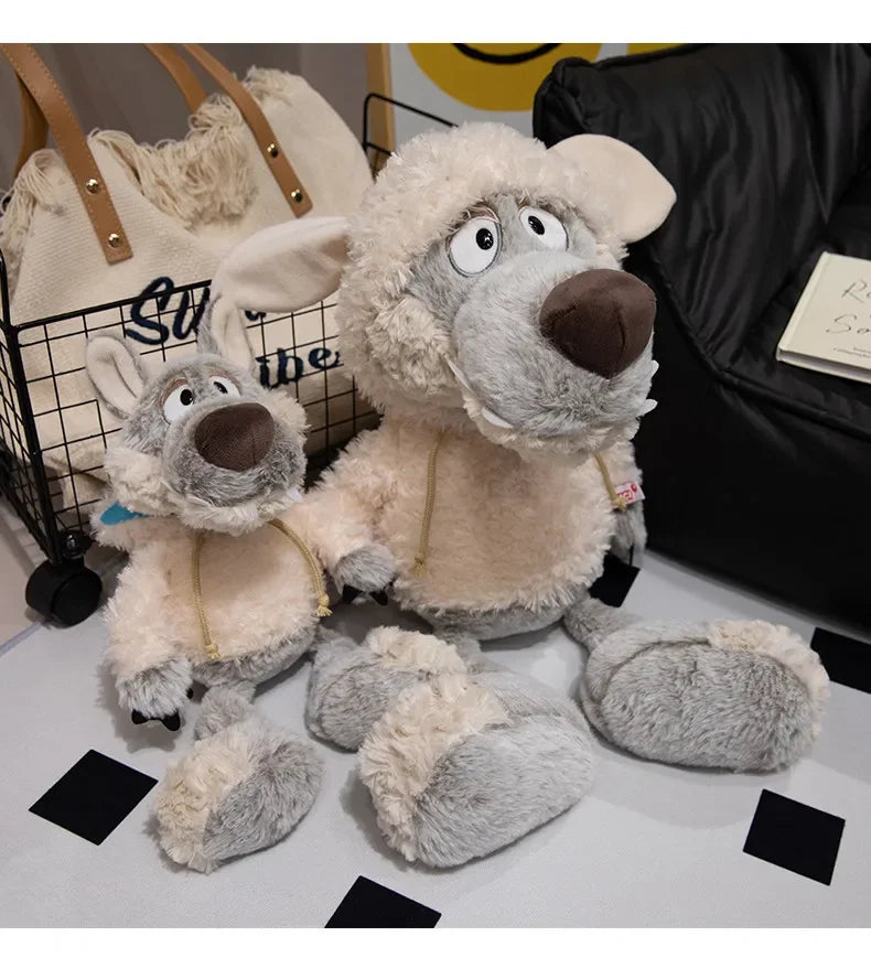 Camouflaged Wolf Plush Toy Sleepy Sheep Doll Forest Family Muppets Soft Sleep Pillow Wolf in Sheep's Clothing Birthday Gift
