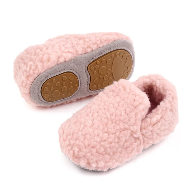 Baby Winter and Autumn Style Multiple Choices High Quality Soft Cotton Warm and Plush Toddler Shoes Anti-slip Sole Prewalking
