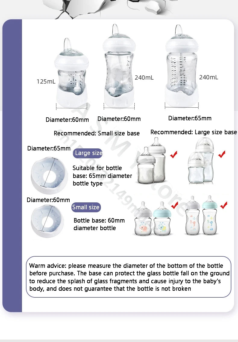 ANPEI Suitable for Avent   wide-bore bottle handle / teat / bottle base / screw teeth - dust cap / bottle accessories