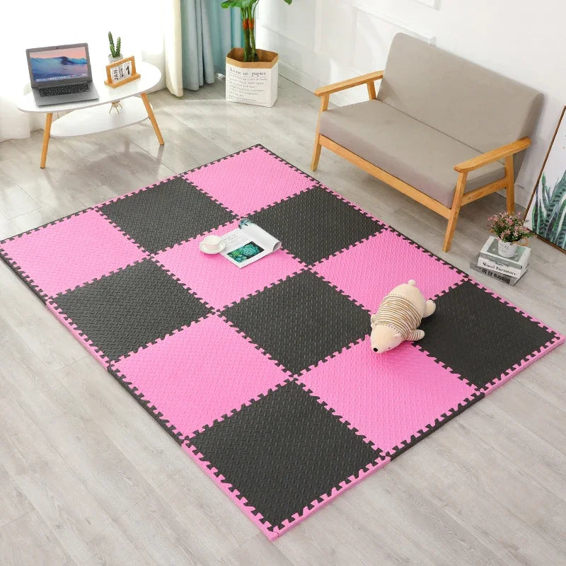 Interlocking Foam Baby Play Mat Puzzle Tiles 20-Piece 30 cm Squares Non-slip Floor Mats