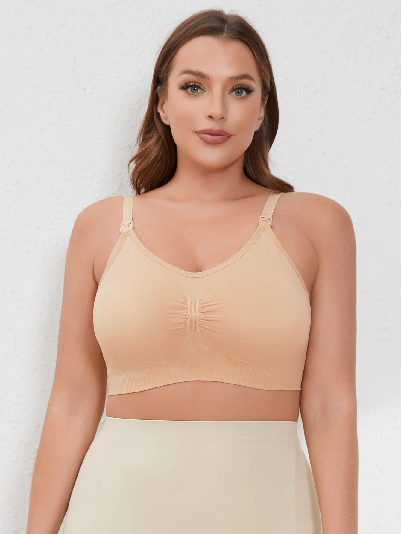 High Quality Maternity Care Bra All Cotton Breastfeeding Maternity Underwear Seamless Large Size Breathable Bra Push Up