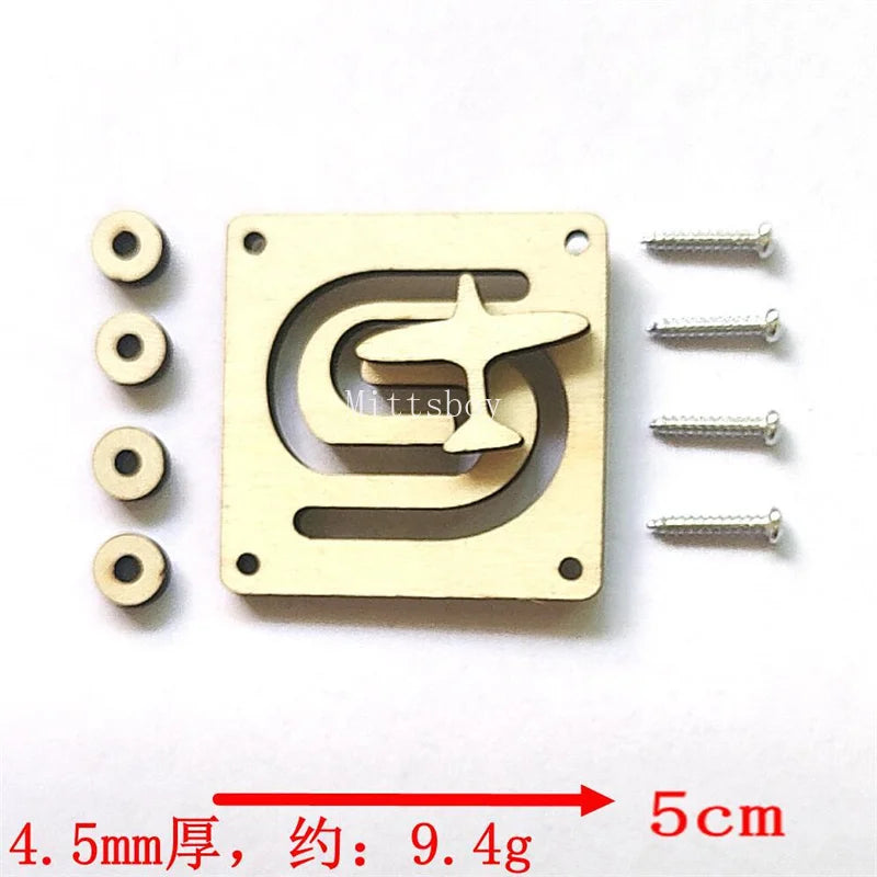 Busy Board Educational Toy For Children Seesaw Switch Valve Wood Chips Bottom Plate Model 01