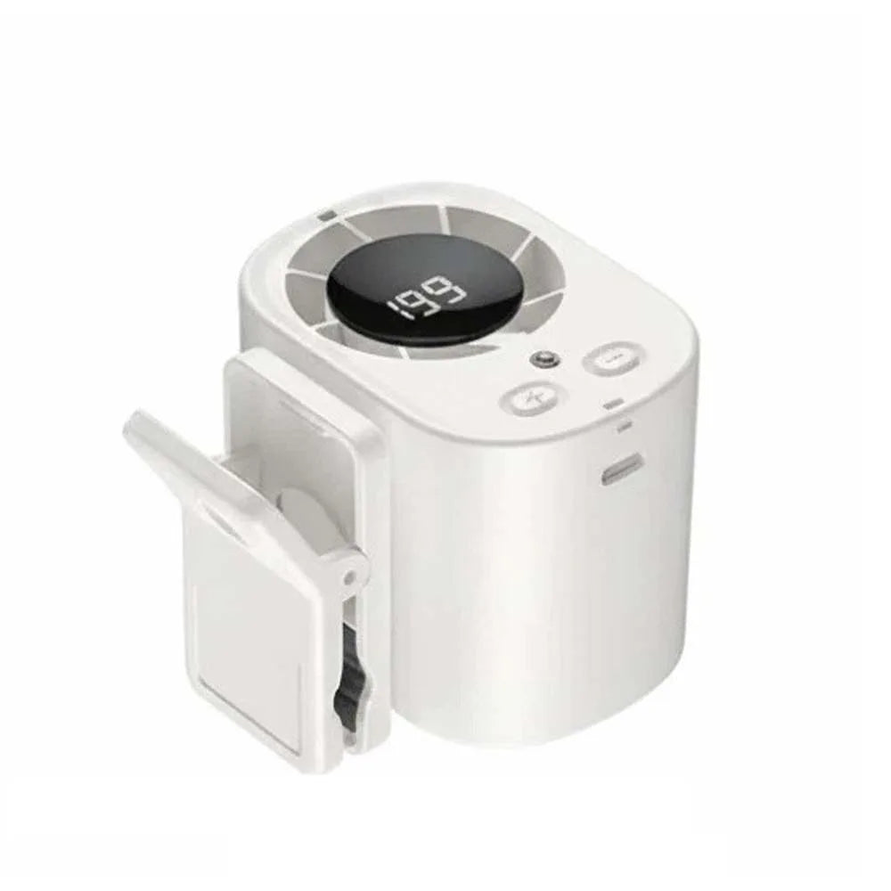 High Speed Clip-On Stroller Fan With Led Display Type-C Port 3.7V 1800mAh Brushless Motor
