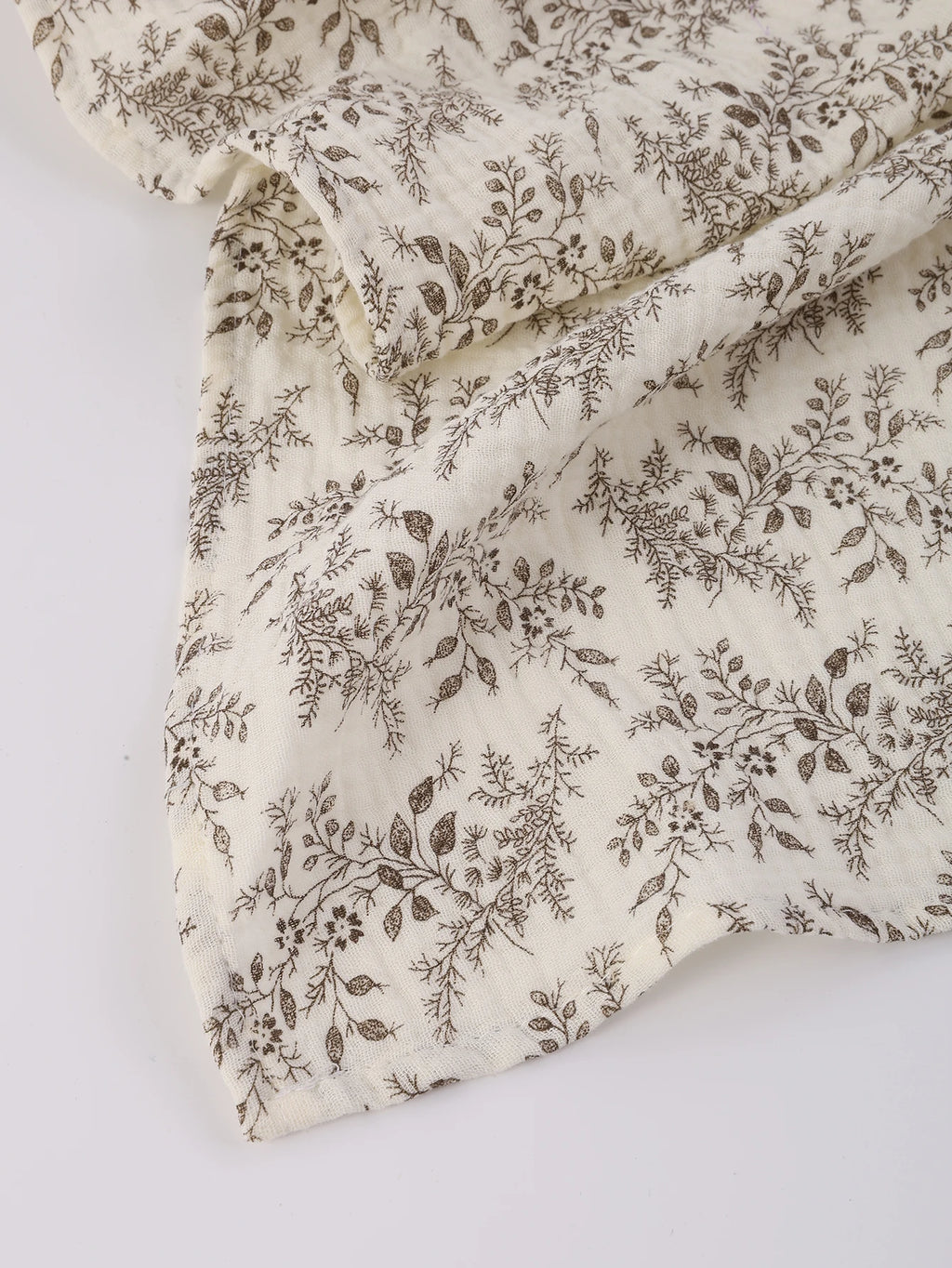 3PCS/set Boho Solid Floral Soft Breathable Newborn Baby Receiving Blanket Muslin Swaddle Blankets