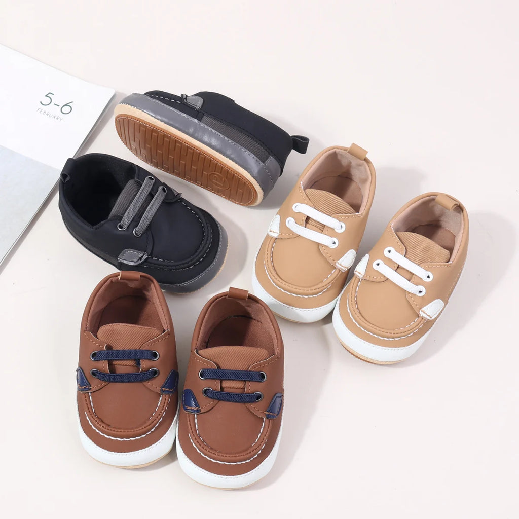 Spring and Autumn 2025 New Baby Shoes 0-1 Years Old Toddler Walking Shoes Anti-Slip Leisure Shoes