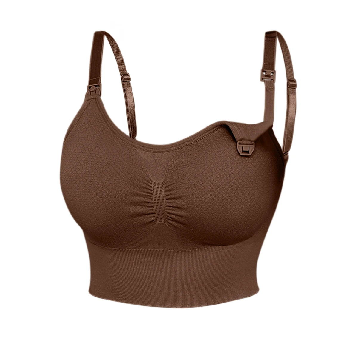 Bravado Designs Nursing Bra Nude Wireless Detachable Padding Soft Comfort Fit Model Bdn001