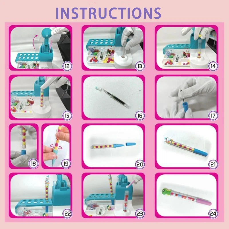 New Magic Sand Pen DIY Craft Set for Kids | STEM Educational Toy & Parent-Child Interactive Gift Box