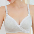 Cotton Nursing Bra Summer Breathable Breastfeeding Bras for Women Maternity Bra Plus Big Size Easy Feeding Bra Wire Free