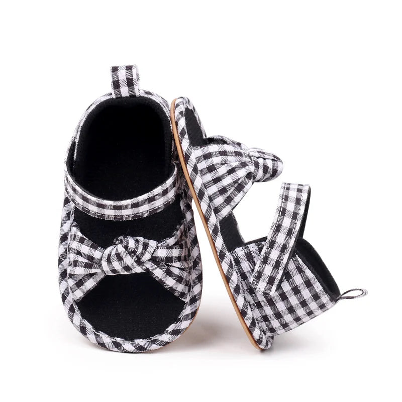 2025 Hot Summer Baby Girls First Walking Toddler Shoes With High Quality TPR Sole Beautiful Design For 0-18M Baby Girls Shoes