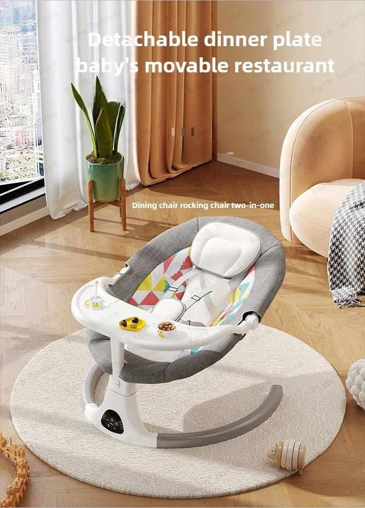 Smart Electric Baby Swing and Automatic Rocking Bassinet