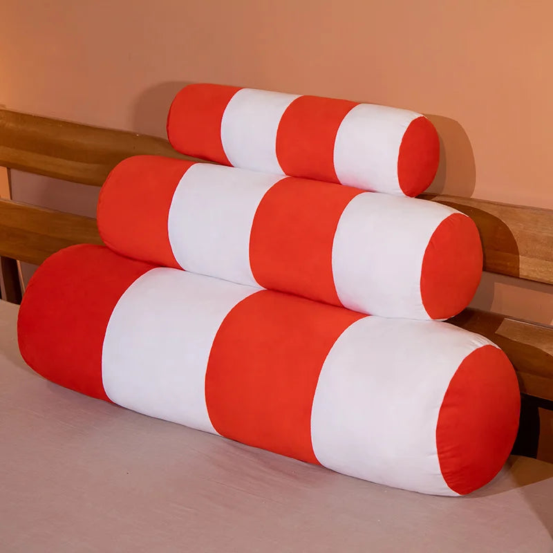 Hot Simulation Vehicle Plush Pillow Creative Roadblock Road Railing Toys Stuffed Soft For Home Decor Prop Sleeping Cushion