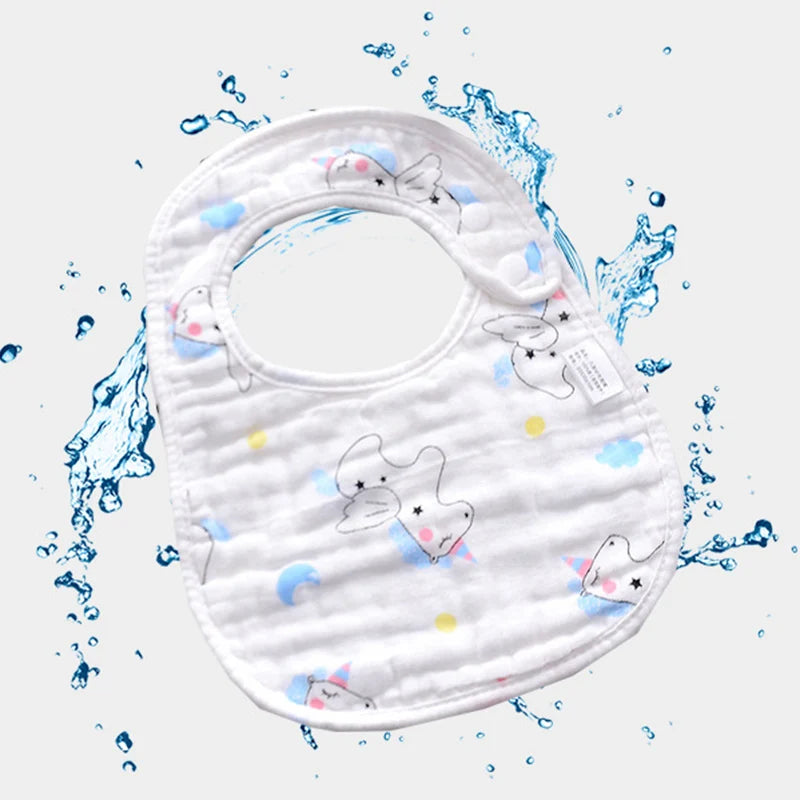 Baby Bibs U-shaped Bandana Feeding Bib Saliva Towel Kids Girl Boy Cotton Bibs