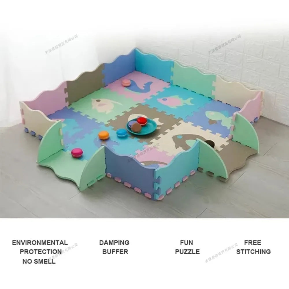 EVA Foam Baby Play Mat Soft Baby Playground Rugs Baby Toys Kids Puzzle Educational Toys Children's Room Floor Protector Carpets