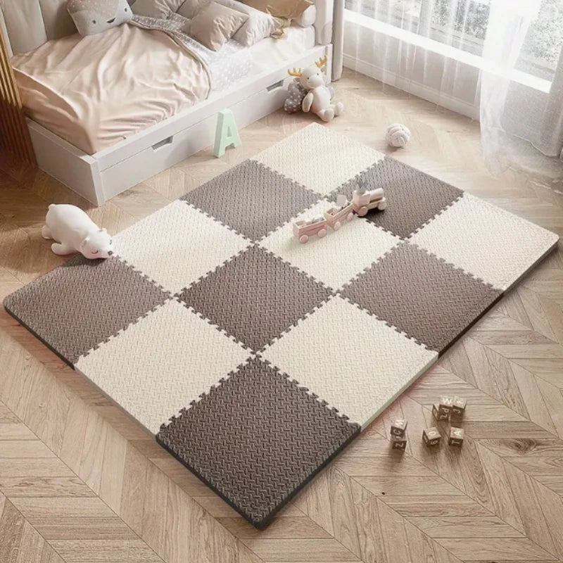Interlocking Ethylene Vinyl Acetate Foam Play Mat Patchwork Soft Floor Mat For Toddler Play Model PM01