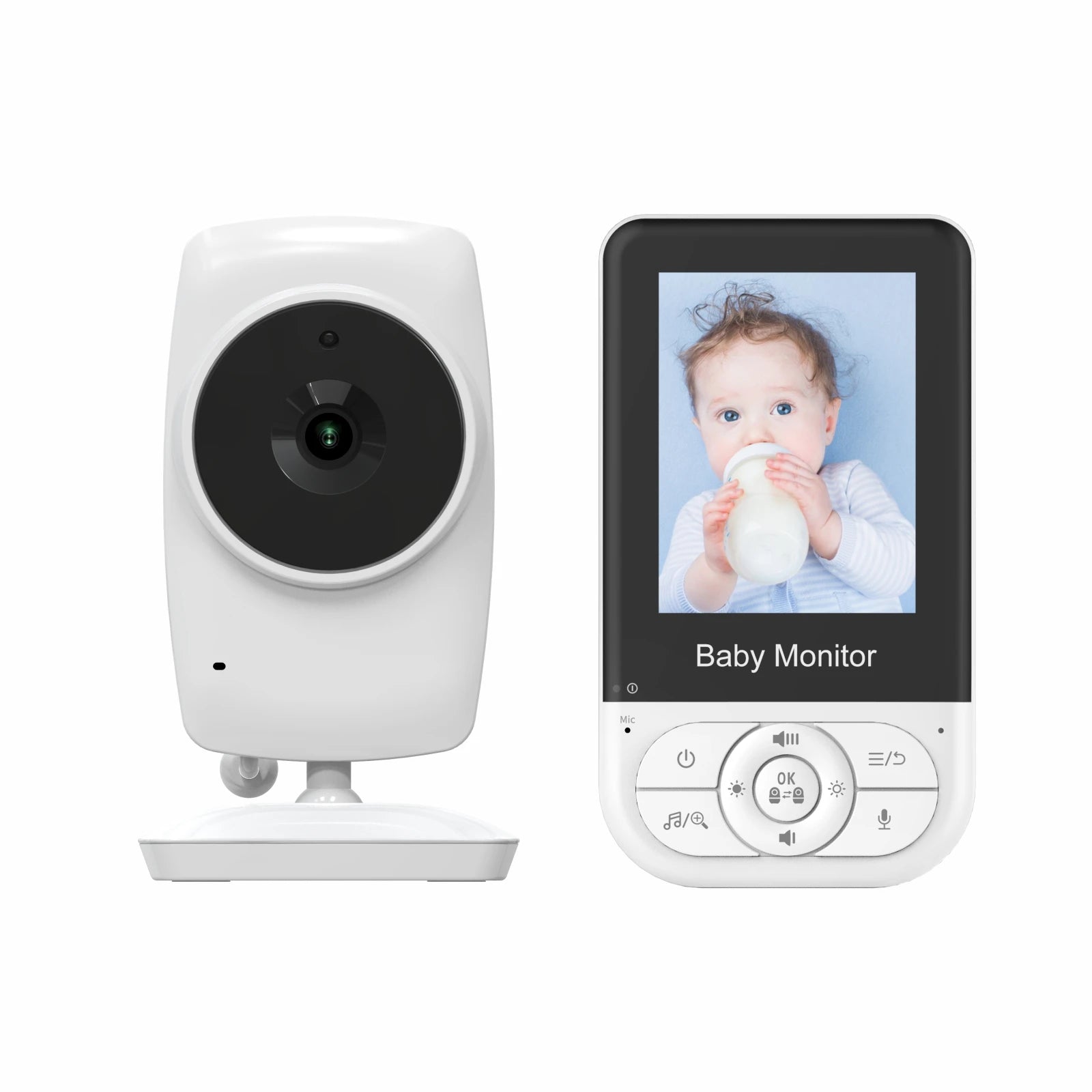 2.8inch 720P Baby Monitor with Camera  2.4G NO WIFI 30 Hours Two-way Communication Night Vision Video Baby Monitor
