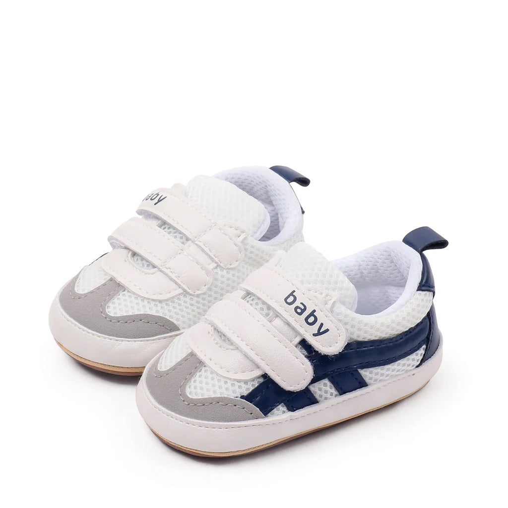 New Fashionable Design Spring And Autumn Baby Unisex Pre-walking Indoor Outdoor Toddler Shoes With Comfortable And Soft Sole