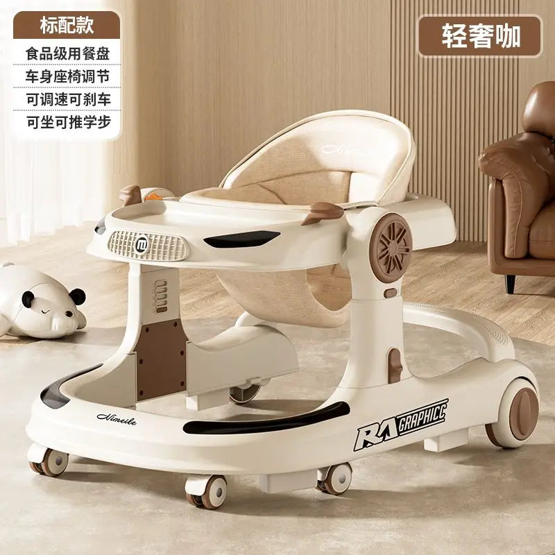 Baby Trend Bt4In1 4 In 1 Adjustable Height Anti Rollover Baby Walker Push Toy Foldable Activity Center 6 To 18 Months