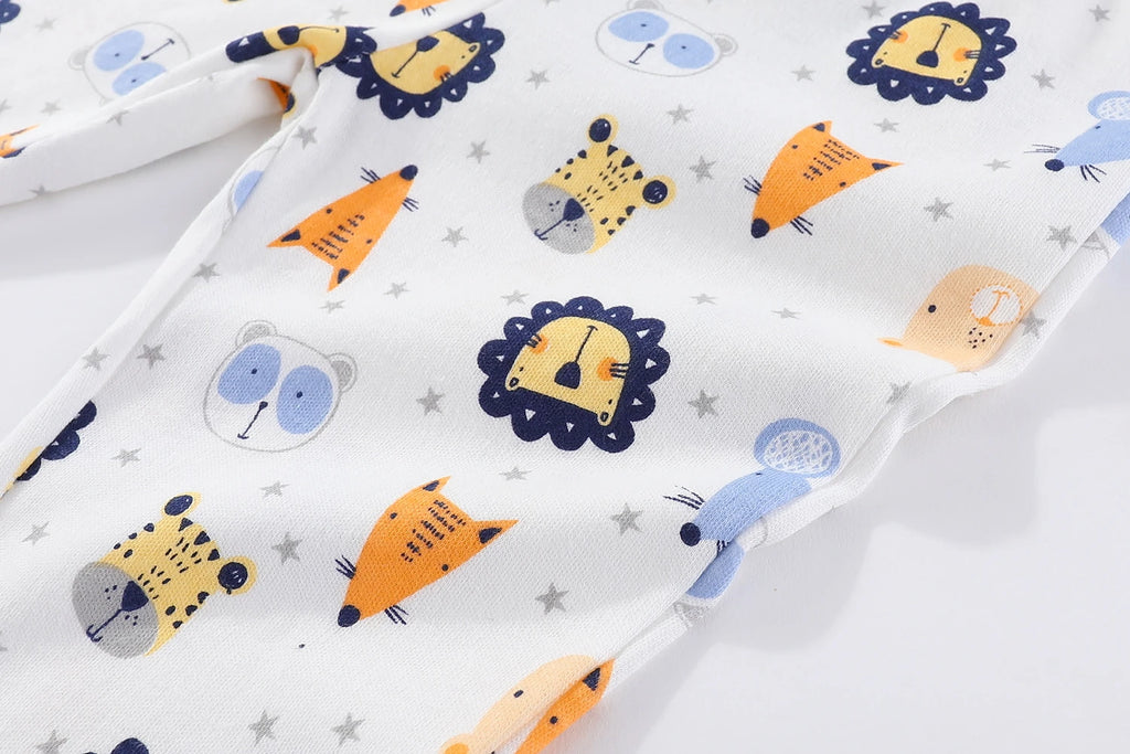 Kiddiezoom 3 Pcs/Lot  Four Seasons Fashion Cartoon Unisex 100%Cotton Baby Boy Girl Pants Soft Infant Trousers