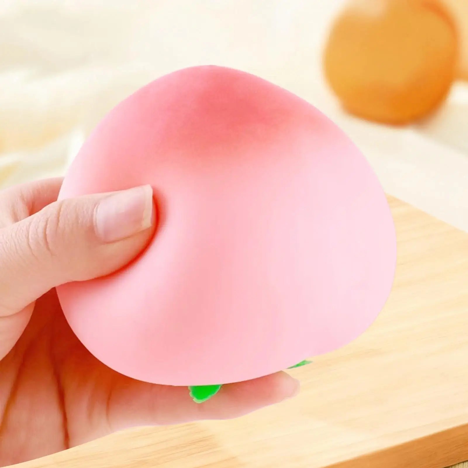 Soft Peach Fruit Squishy Toy Slow Rising Stress Relief for Adults Slow Rising Stress Relief Fidget Toy Novelty Gifts