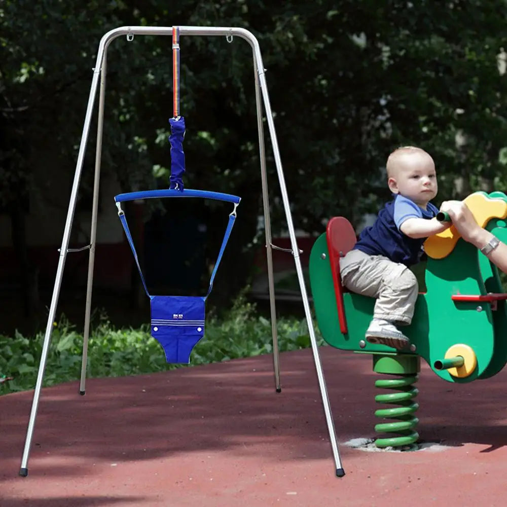 Baby Standing Door Jumper Exerciser Outdoor Baby Swing Bouncing Chair Sliding Adjustment Kid Jump Hammock Seat Without Bracket