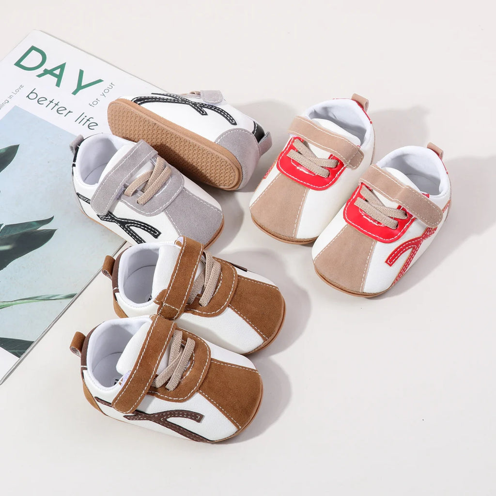 Baby Boys And Girls First Walking Indoor Outdoor Toddler Shoes Spring And Autumn High Quallity TPR Sole Soft And Comfortable
