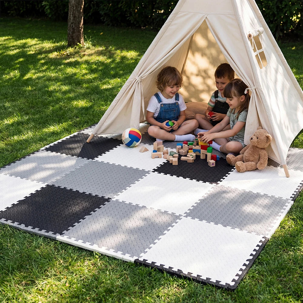 8Pcs/16Pcs 30x30x1cm Baby Puzzle Floor Mat Anti-slip Kids Carpet Bebe Mattress EVA Foam Water Proof Baby Play Mat for Children