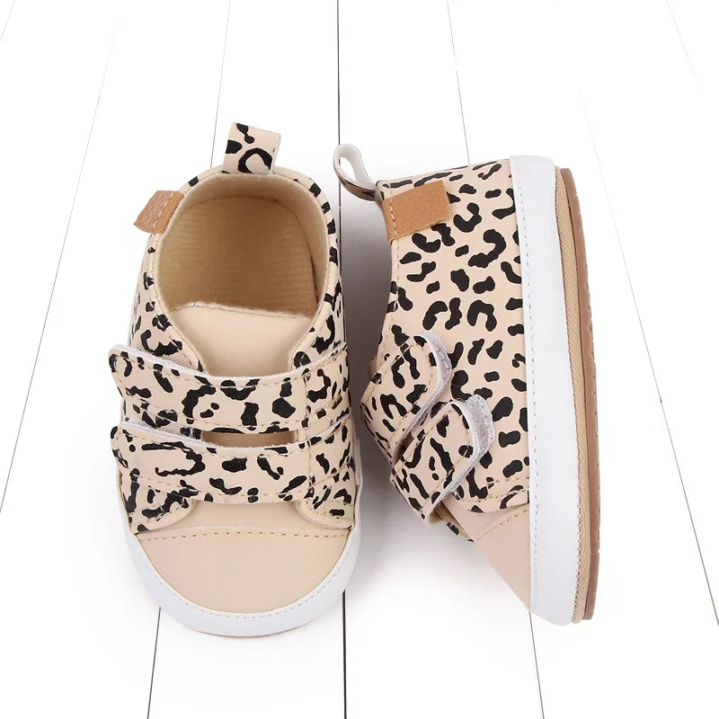 2025 New Fashion Baby Casual Sneaker Spring and Autumn Soft PU and TPR Sole Anti-slip High Quality Hot Selling for 0-18M