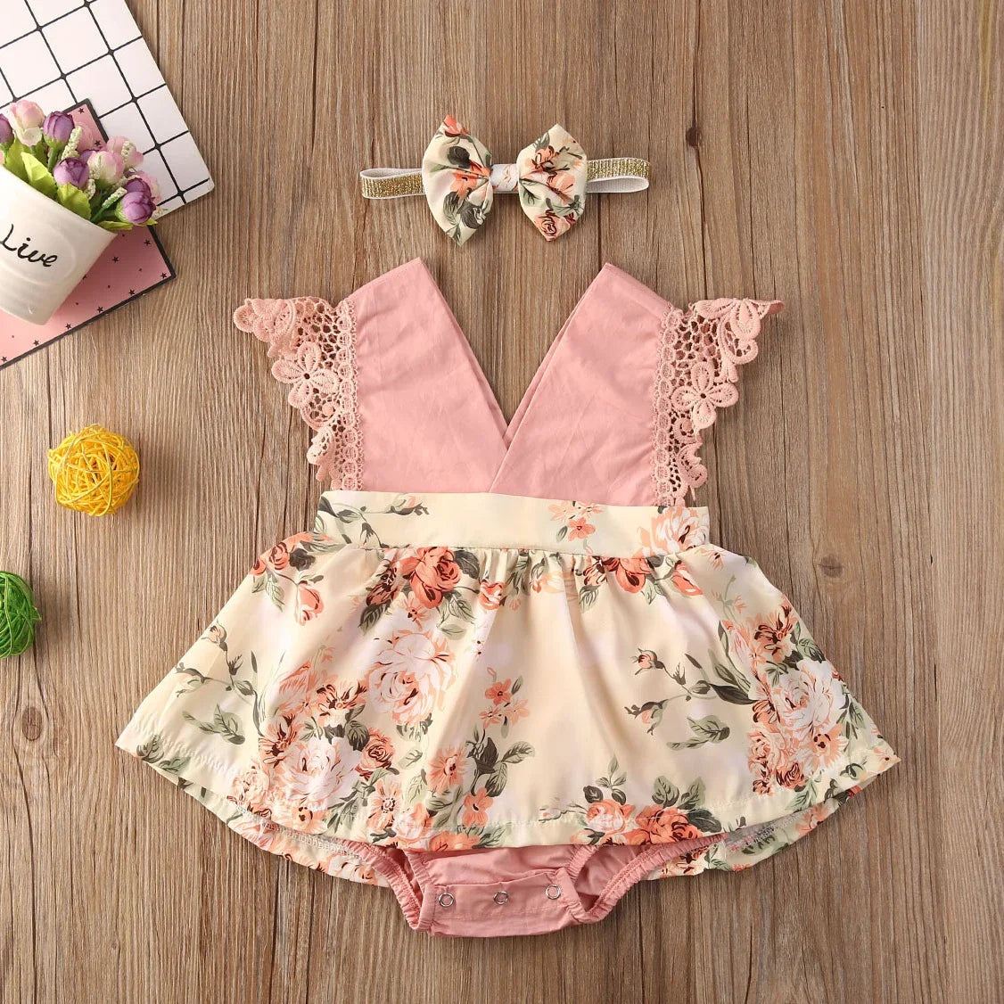 Baby Girl Dress New 2-piece Red Flower Baby Clothing Newborn Girl Lace Dress Princess Skirt Clothing 0-24M Princess Dress
