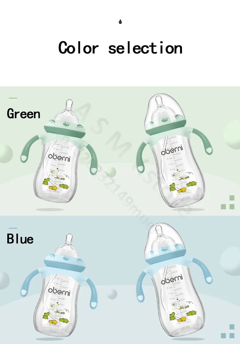 Anti-Colic Baby Bottle/Newborn Baby Bottle/270ML 330ML Large Capacity Wide Neck Bottle/Baby Drinking Cup/Baby Milk Bottle