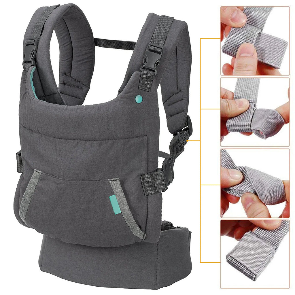 0-24 Moths Baby Carrier with Hat Portable Newborn Backpack Thicken Shoulder Ergonomic Hoodie Kangaroo Baby Strap