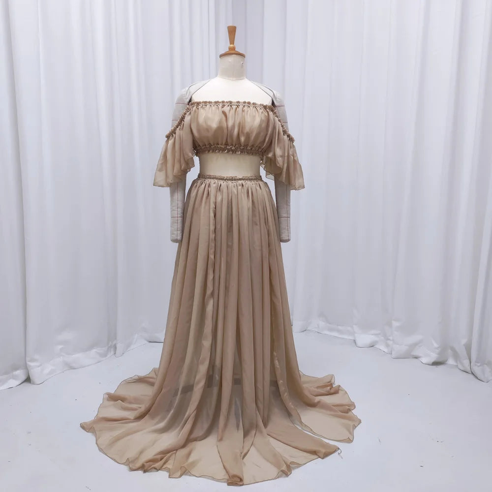 Maternity Gown Two Piece