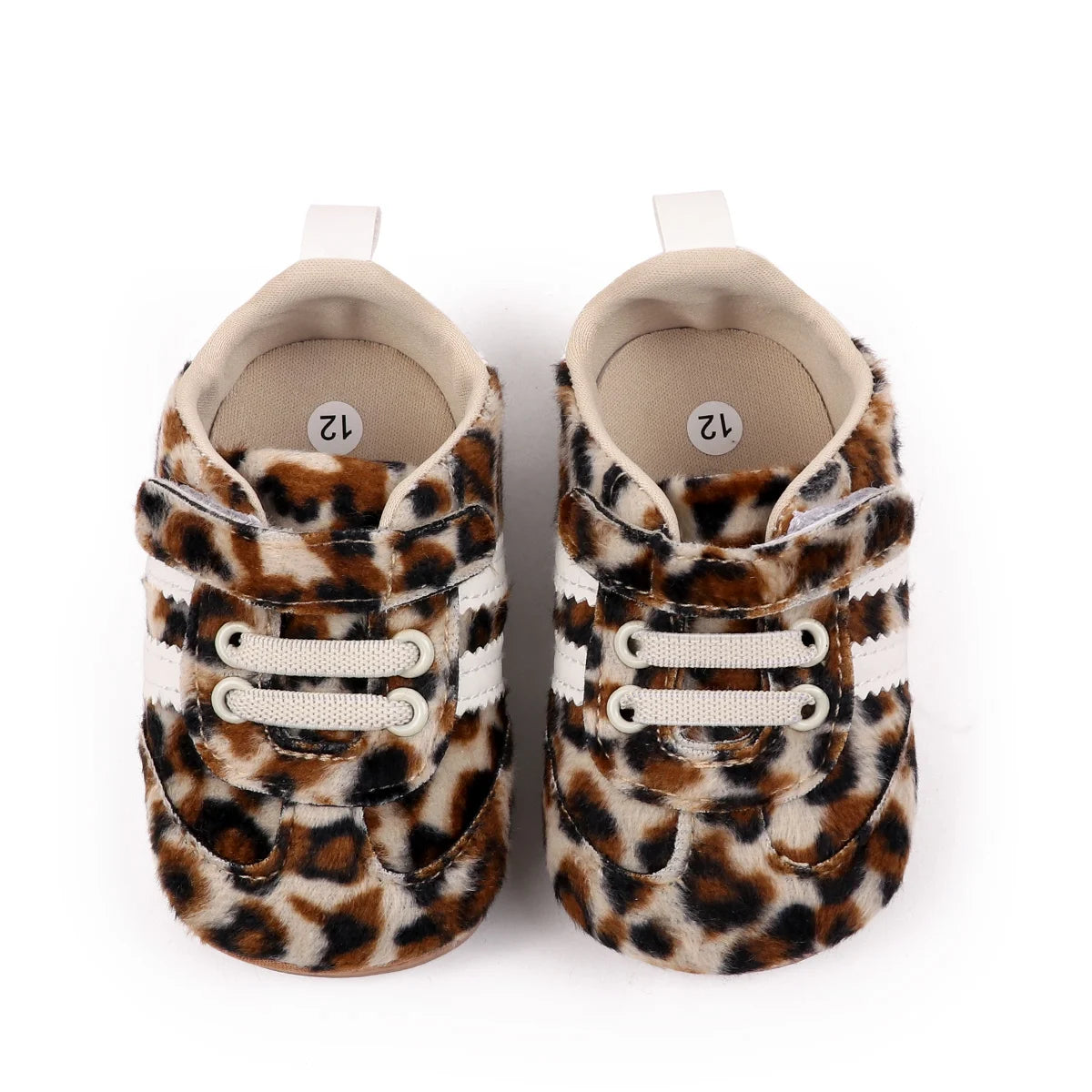 Hot Selling Baby Unisex First Walking Toddler Shoes For 0-18 Months Leopard Print Design Fashion And Comfortable High Quality