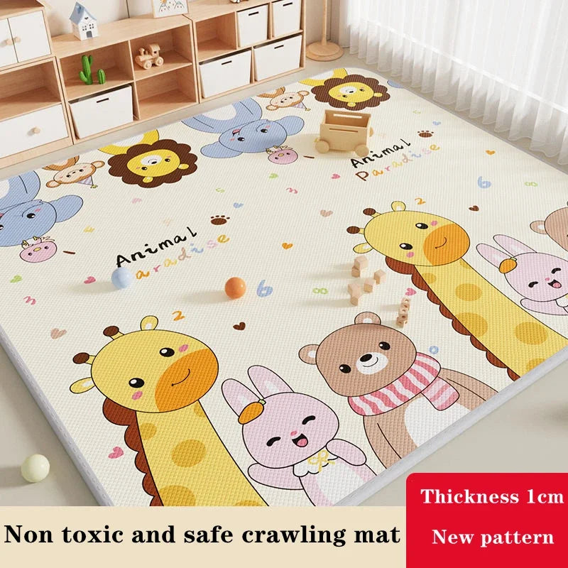 Baby Activity Gym Room Mat Non-toxic Baby Activities Crawling Play Mats Double Sided Pattern EPE Game Mat for Children's Mat Rug