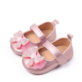 Spring Summer Sweet Shining Girl Princess Dress Shoes Bowknot Design Non-slip Indoor Outdoor Walking Shoes BBW5122